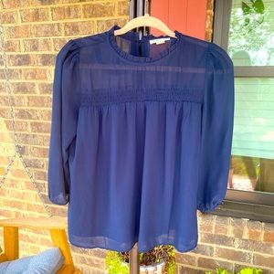 Monteau navy blue medium top